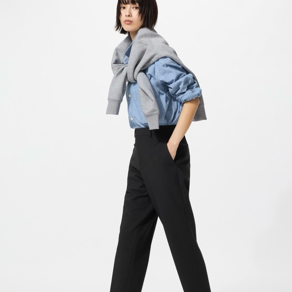 Uniqlo Smart Ankle Pants (XS, black)